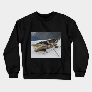 Santorini Boat Crewneck Sweatshirt